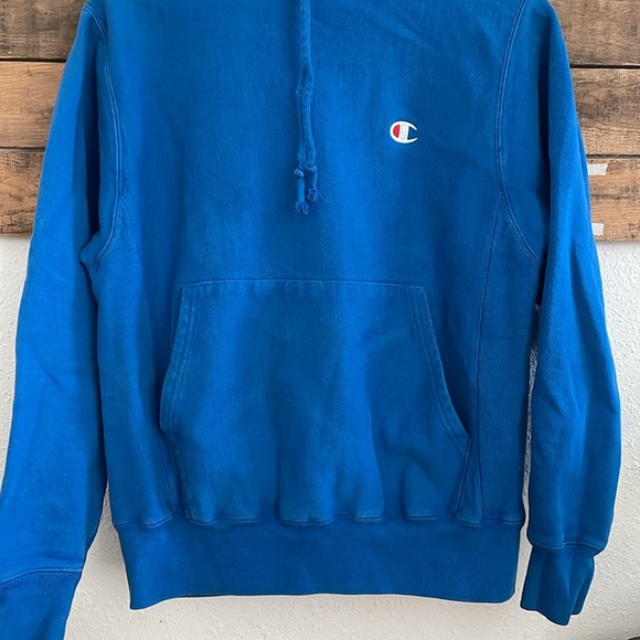 Like New Champion Reverse Weave Long Sleeve Sweatshirt Hoodie Pull Over - Picture 3 of 7